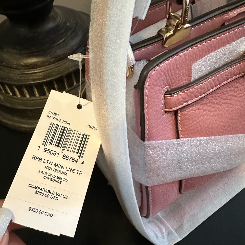 COACH - MINI LANE - NWT - pink - Picture 6 of 6